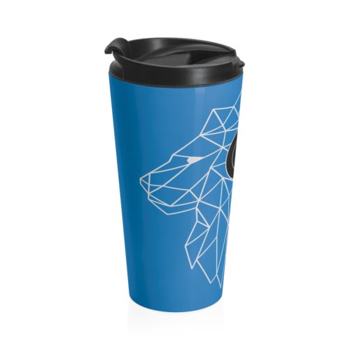 Detroit Lions Podcast White Logo Travel Mug - Image 2