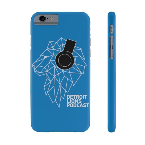 Detroit Lions Podcast Phone Case - Black Logo - Image 20