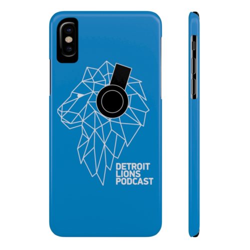 Detroit Lions Podcast Phone Case - Black Logo - Image 2