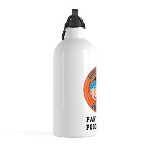 Detroit Lions Podcast Loony Logo Stainless Steel Water Bottle - Image 4