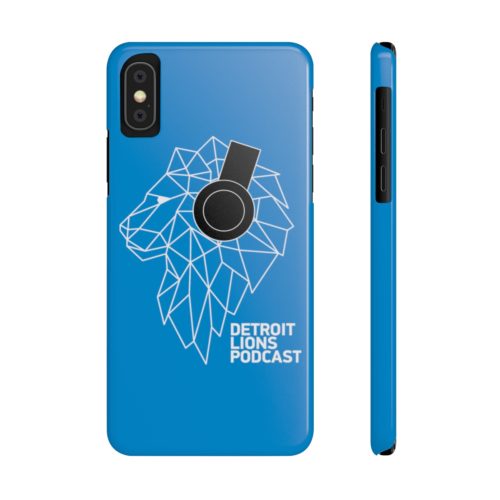 Detroit Lions Podcast Phone Case - Black Logo