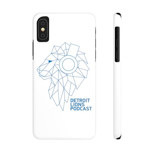 Detroit Lions Podcast Phone Cases - Blue Logo