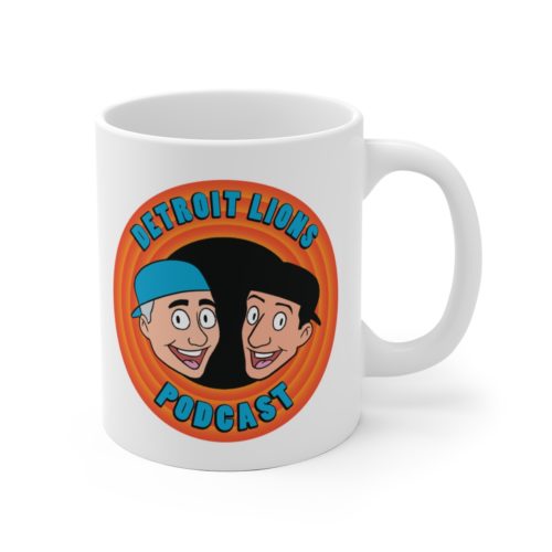 Detroit Lions Podcast Loony Logo Mug