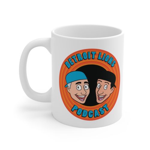 Detroit Lions Podcast Loony Logo Mug - Image 3