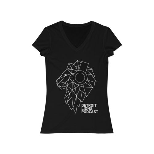 DLP White Logo Women's Jersey V-Neck Tee - Image 2
