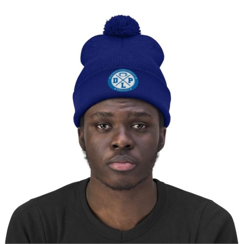 DLP Logo Pom Pom Beanie - Image 27