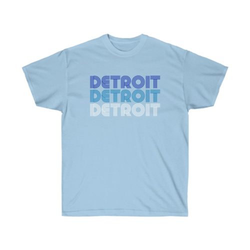 Retro Detroit Unisex Ultra Cotton Tee - Image 2