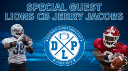Detroit Lions Podcast - Jerry Jacobs