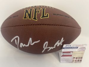 D'Andre Swift Autographed Football - Detroit Lions Podcast