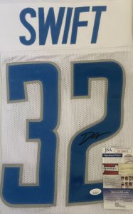 D'Andre Swift Autographed Jersey - Detroit Lions Podcast