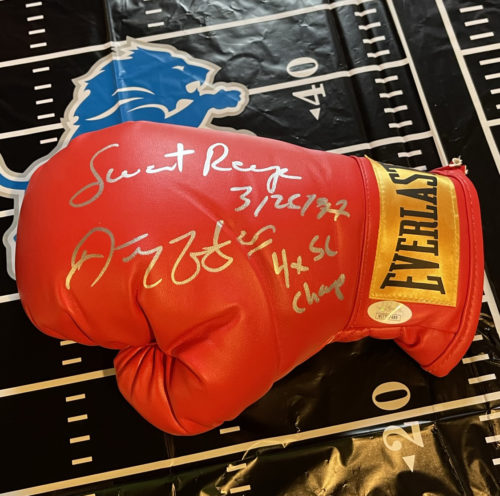 Darren McCarty autographed boxing glove