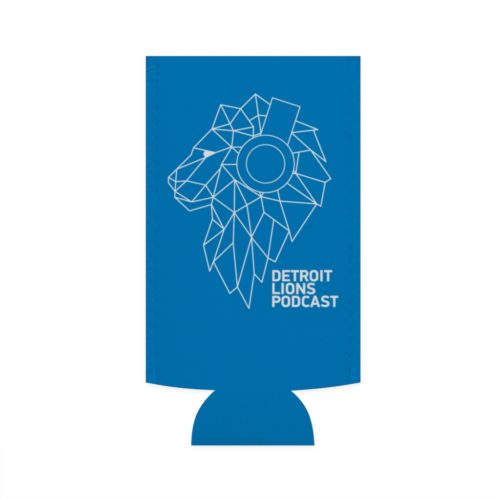 Detroit Lions Podcast Slim Can Koozie - Image 3