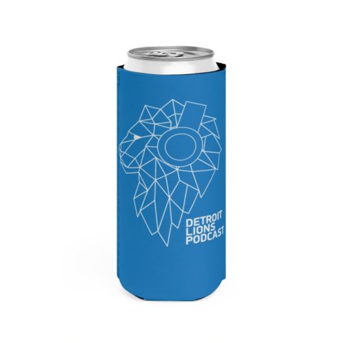 Detroit Lions Podcast Slim Can Koozie - Image 6