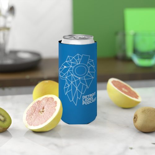 Detroit Lions Podcast Slim Can Koozie - Image 9