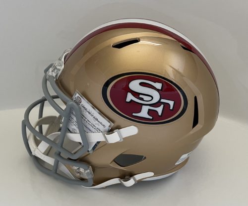 Frank Gore Autographed Full Size Helmet - Image 2