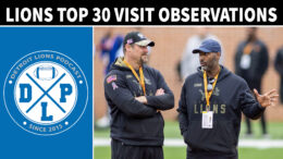 Detroit Lions Top 30 Visit Observations - Detroit Lions Podcast