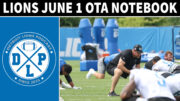 Detroit Lions June 1 OTA Notebook - Detroit Lions Podcast