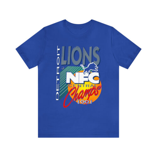 Detroit Lions 1991 NFC Central Champs Retro Tee