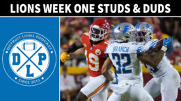 Quick Hits Detroit Lions Week One Studs and Duds - Detroit Lions Podcast