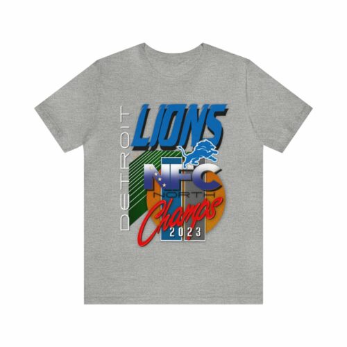 #1 Detroit Lions 2023 NFC North Champs Tee - Image 13