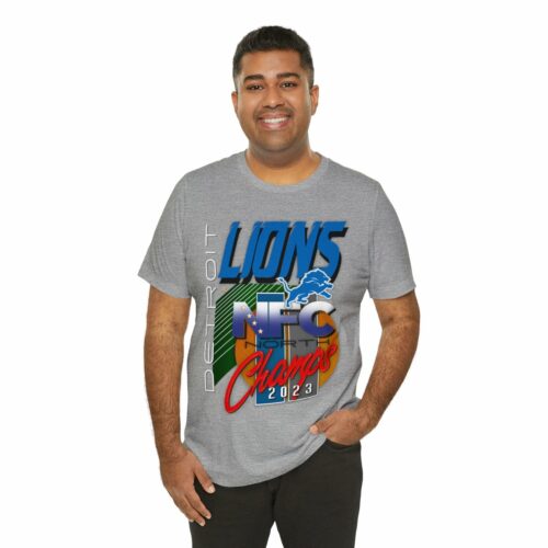 #1 Detroit Lions 2023 NFC North Champs Tee - Image 20