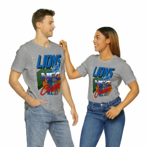 #1 Detroit Lions 2023 NFC North Champs Tee - Image 22