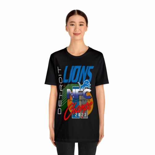 #1 Detroit Lions 2023 NFC North Champs Tee - Image 3