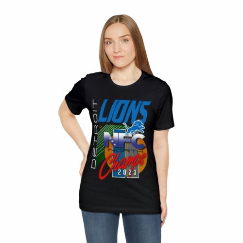#1 Detroit Lions 2023 NFC North Champs Tee - Image 5
