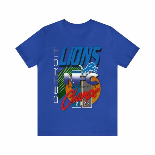 #1 Detroit Lions 2023 NFC North Champs Tee - Image 25