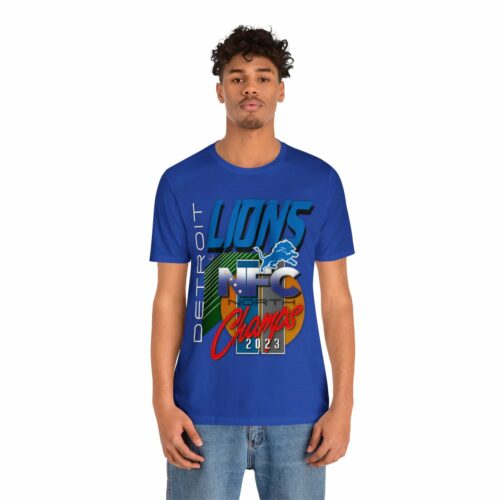 #1 Detroit Lions 2023 NFC North Champs Tee - Image 28
