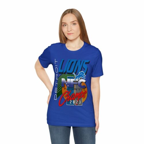 #1 Detroit Lions 2023 NFC North Champs Tee - Image 29