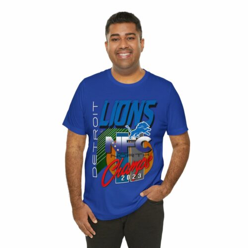 #1 Detroit Lions 2023 NFC North Champs Tee - Image 32
