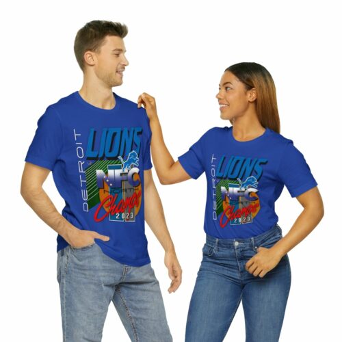 #1 Detroit Lions 2023 NFC North Champs Tee - Image 34
