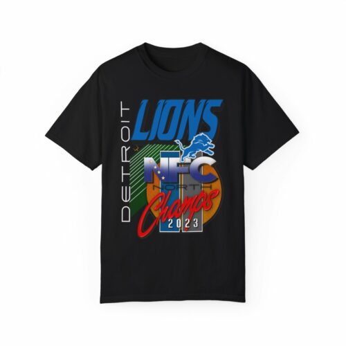 #1 Detroit Lions 2023 NFC North Champs Tee (Big/Tall)