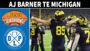 Chris and Jeff are at the Senior Bowl talking to Michigan TE AJ Barner. They'll be talking to as many of the Senior Bowl prospects as they can get sitting in a chair. We think you'll find this interview with Michigan TE AJ Barner to be a great listen.