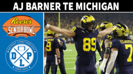 Chris and Jeff are at the Senior Bowl talking to Michigan TE AJ Barner. They'll be talking to as many of the Senior Bowl prospects as they can get sitting in a chair. We think you'll find this interview with Michigan TE AJ Barner to be a great listen.
