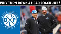 Welcome to the Detroit Lions Podcast Daily DLP. Today Ash Thompson Goes over what might have been in play with Ben Johnson in terms of why he may not have wanted some of the head coaching jobs that were available in 2024. There are three main types of head coach openings, and Ash uses Detroit Lions coaching changes of yesteryear to illustrate them, as well as the openings that were available in 2024. He obviously does not know Ben Johnson, but not all head coaching opportunities are created equal, or fit the temperament of every coach.