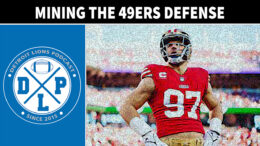 Detroit Lions Podcast Ash Thompson deep dives, describing how the Detroit Lions defense can beat the San Francisco 49ers defense for the Daily DLP.