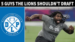 Welcome to the Detroit Lions Podcast. Jeff Risdon steps out of the usual timid draft media paradigm and tells you five players he thinks the Lions should have absolutely nothing to do with in this draft. Some of the usual suspects are found in this list, but several of these players are coveted by Lions twitter. Jeff is nothing if not more informative than Lions twitter.