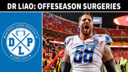Dr. Jimmy Liao goes through some of the medical odds and ends so far in the Detroit Lions offseason. Players have surgeries commonly for nagging aches and pains they've been putting up with throughout the years. He also addresses one of the stranger reasons we have ever heard for a player slipping in the NFL draft regarding one of the Detroit Lions draft picks. All that and more on this episode of The Detroit Lions Podcast.