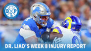 Dr. Liao looks at the the Detroit Lions injury report and that of their opponent the Tennesee Titans. The Detroit Lions have only one player missing practice due to injury; guard Kevin Zeitler. However, many players are missing practice for Rest days. The Tennesee Titans are an often discussed trade deadline target for the Detroit Lions. The Titans are nursing a lot of injuries however with nine players showing up on the injury report this week so far.