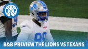 Russ Brown and Scott Bischoff run through the Detroit Lions' victory over the Green Bay Packers. The Lions went into Lambeau and stomped all over the Packers in their own home. They were incredibly disrespectful while doing it and we're here for it.  The boys then move on to the Detroit Lions next opponent, the Houston Texans. The Texans receiver room has more than a few injuries so the boys are curious who CJ Stroud has left to throw to. Their offensive line has also been struggling, so if ZaDarius Smith plays, he may get to feast.