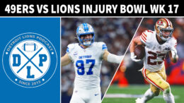 Dr. Liao takes a peek at the Detroit Lions' injury situation coming out of their annihilation of the Chicago Bears. The Lions were victorious, and may not have actually gotten worse this week. Doc also looks at the Detroit Lions' next opponent, the San Francisco 49ers.  The 49ers and the Detroit Lions may have the worst injury situations in the NFL this season, but only one team has been able to overcome theirs.