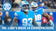 Dr. Liao takes a peak at the ever-growing list of Detroit Lions missing practices and going on IR. Who might make it back this week? Who might make it back for the playoffs? Who are we resigned to missing until next season.  Doc also looks at the Lions next opponent, Green Bay Packers. While they are healthier than the Lions, the Packers may be out Romeo Doubs and Jaire Alexander for Thursday night's game.