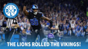 The Detroit Lions were very good against the Vikings overall. Jack Campbell was very good. Alex Anzalone had a great game. DJ Reader was shoving the Vikings OL around all night. Aaron Glenn made his case on national television for a head coaching position this offseason. Jeff's not looking at PFF grades when he says Amik Robertson owned Justin Jefferson.  Amik Robertson has the dog in him. We've all been telling you that his skillset was built to play outside corner, and this week he showed out.